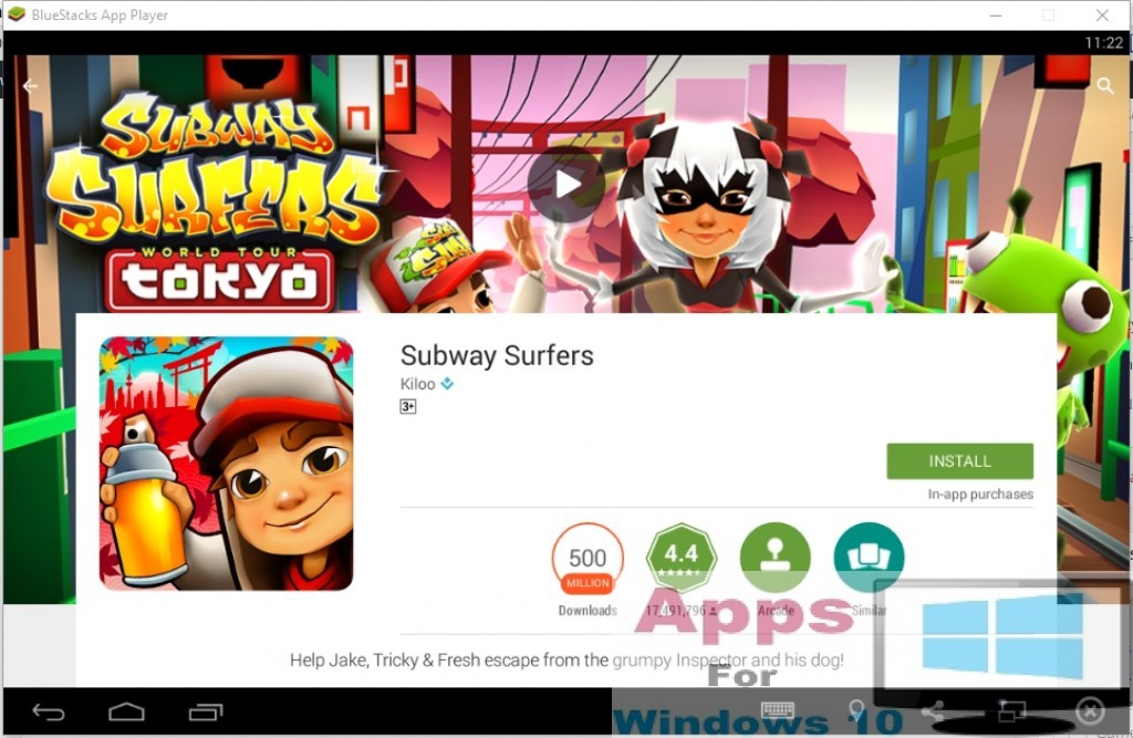 Download Subway surf For Windows 7
